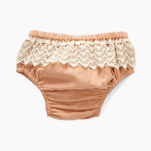 Sassy Minor Crochet Baby Bloomer - Rose, 3-6 Months