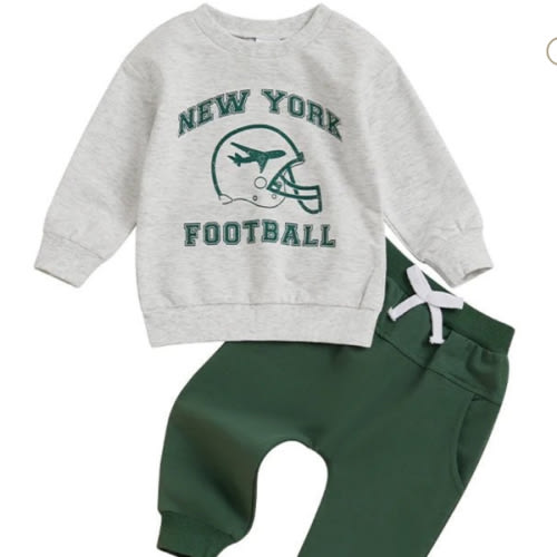 Jets Football Sweatsuit – The Ollie Bee