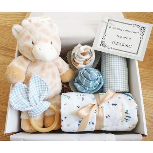 Baby Gift Box, Baby Gift Set, Baby Shower Gift, Gift for Babies. New Baby Gift, Unisex Gift, Swaddle, Bodysuits, Burp Cloth, Teether, Toy - Etsy