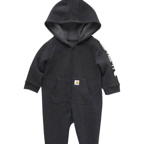 Amazon.com: Carhartt Boys Long-Sleeve Zip-Front Hooded Coverall, Carhartt Brown Solid, 18 Months : Clothing, Shoes & Jewelry