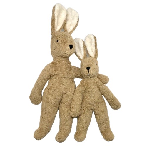 Brown Beige Bunny Rabbit | Soft Organic Plush Toys