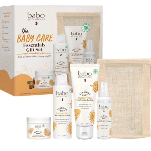 Babo Botanicals Baby Care Essentials Gift Set