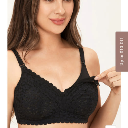 Lace Hands Free Pumping Bra