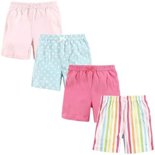 Hudson Baby Baby Shorts Bottoms 4-Pack