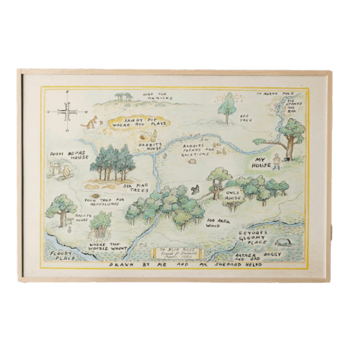 100 Acre Woods Map