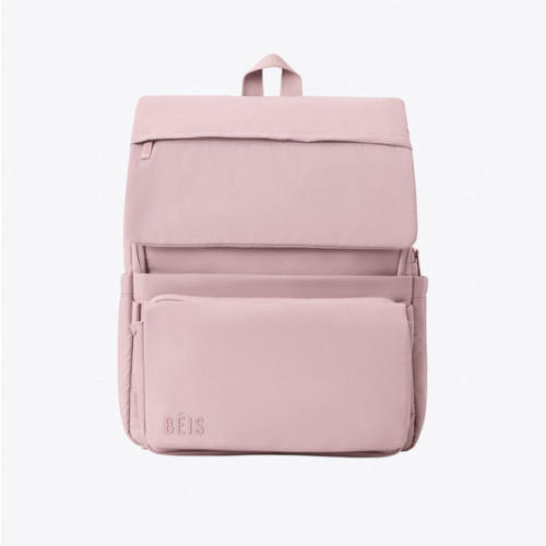 BÉIS 'The Ultimate Diaper Backpack' in Atlas Pink - Best Pink Backpack Diaper Bag