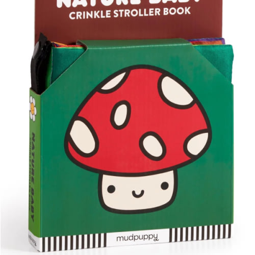 Nature Baby Crinkle Fabric Stroller Book - Mudpuppy