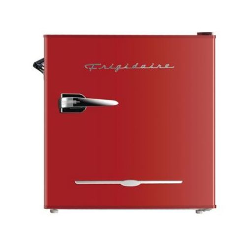 Frigidaire 1.6 cu ft Retro Fridge With Side Bottle Opener Red: Compact Mini Refrigerator, Manual Defrost, Freestanding
