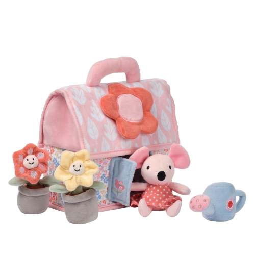 Floral Cottage Interactive Plush Play Set – Lambs & Ivy