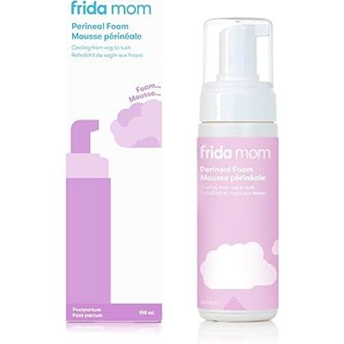 Frida Mom Witch Hazel Perineal Healing Foam for Postpartum Care, Cooling Pain Relief and Hemorrhoid Treatment, 5 Fl Oz