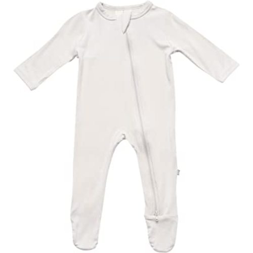 KYTE BABY Unisex Zipper Closure Footies, Rayon Made From Bamboo, 0-24 Months
