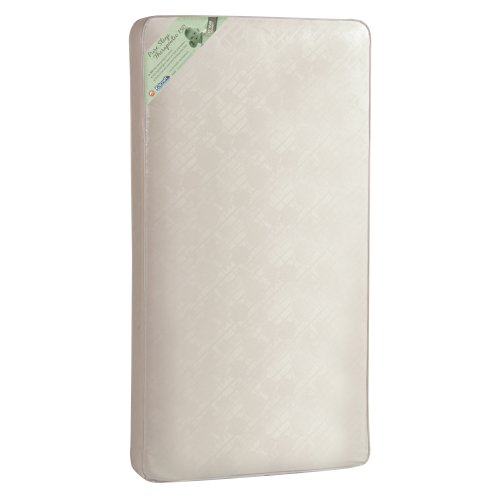 Kolcraft Pure Sleep Therapeutic 150 Infant/Toddler Crib Mattress -150 Extra Firm Coils, Hypoallergenic, Durable Waterproof Cover, Crib Fit Tested, 51.7”x27.3"
