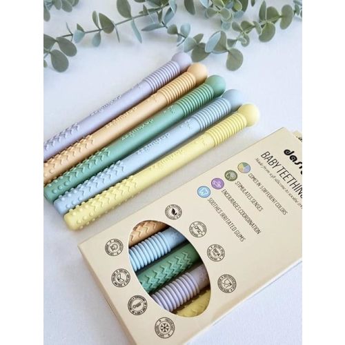 Baby & Toddler Teethers x5 Silicone BPA Free Food Grade