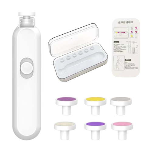 EGNMCR Electric Nail Buffer Safe Nail File Baby Nail Clippers Nail Kit For Newborn Toddler Children's Fingernails Toenails Set Electric nail grinder