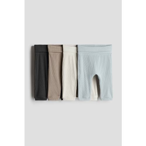 4-pack Ribbed Cotton Pants