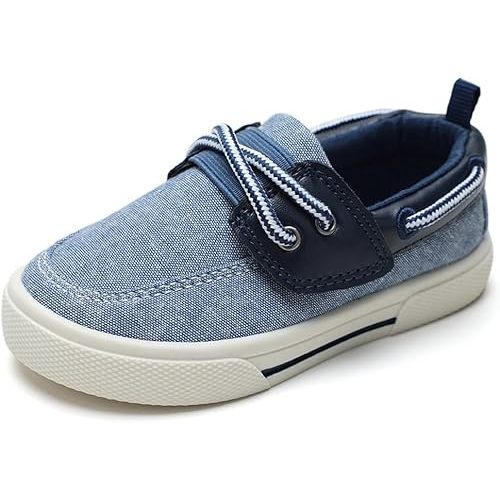 tombik Toddler Boys & Girls Boat Shoes Kids Canvas Sneakers (Toddler/Little Kid)