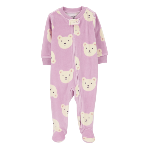 Baby 1-Piece Polar Bear Velboa Footie Sleep & Play Pajamas - Carter's | Carter's