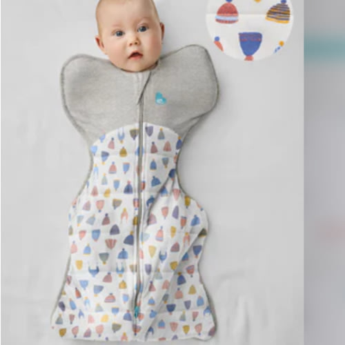 Swaddle Up™ 2.5 TOG Cotton White Happy Hats