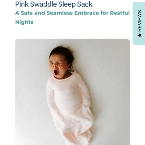 Pink Swaddle Sleep Sack – Swaddelini