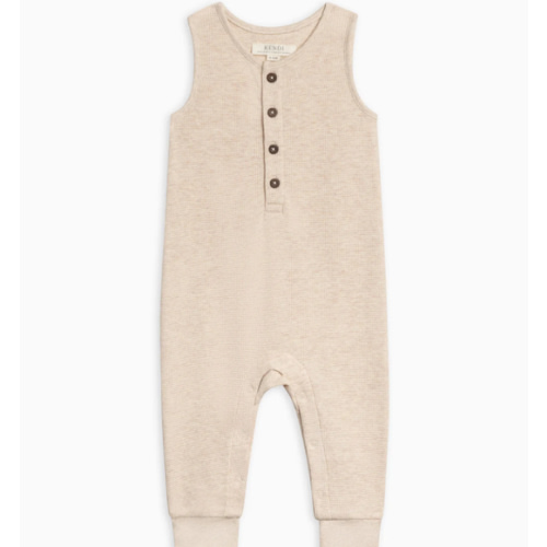 Wade Waffle Tank Romper 6-12 M