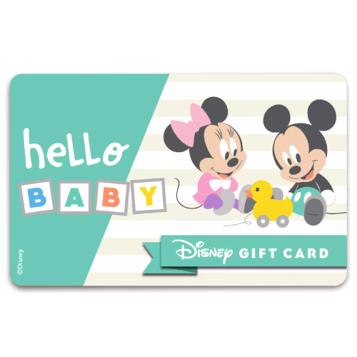 Mickey and Minnie Mouse Hello Baby Disney Gift Card eGift | Disney Store