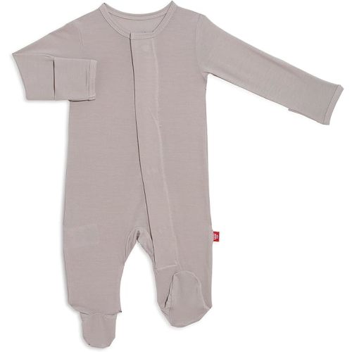 Magnetic Me Footie Pajamas Soft Modal Baby Sleepwear with Quick Magnetic Fastener | Boys and Girls Sleeper Preemie-24 Months - 6-9 Months - Wind Chime