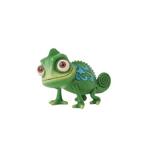 Enesco Disney Traditions Collection by Jim Shore Tangled Pascal The Chameleon Figurine- Stone Resin Hand Painted Crafted Collectible Rapunzel Disney Mini Figurines Home Decor Statue, 3.75 Inch