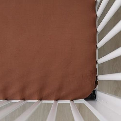 Mebie Baby Stretch Sheet (Rust)