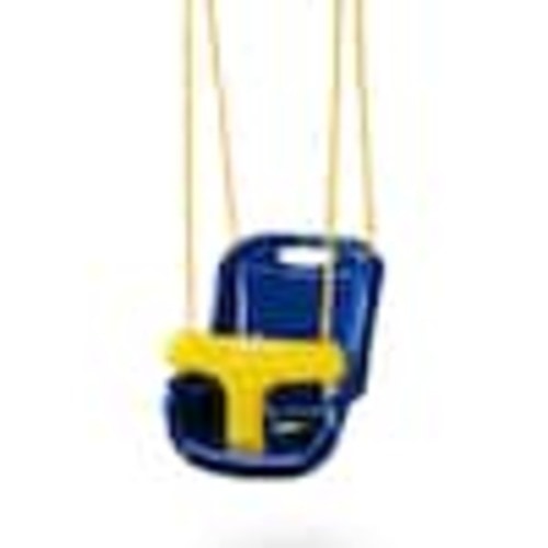 Gorilla Playsets Blue Infant Swing with High Back 04-0032-B