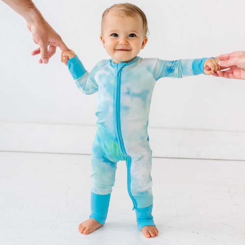 Tidepool Watercolor Bamboo Viscose Zippy
