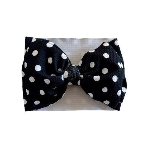 The BIG Bow, Black/White Dot