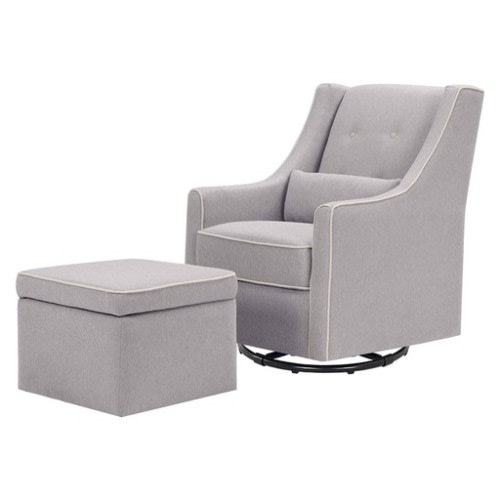 Owen Glider and Ottoman Set, Gray | kienistore on ArtFire