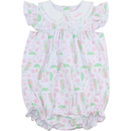 Pink And Green Golf Knit Bubble – Cecil & Lou