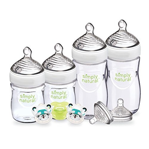 NUK Simply Natural Baby Bottle Newborn Gift Set