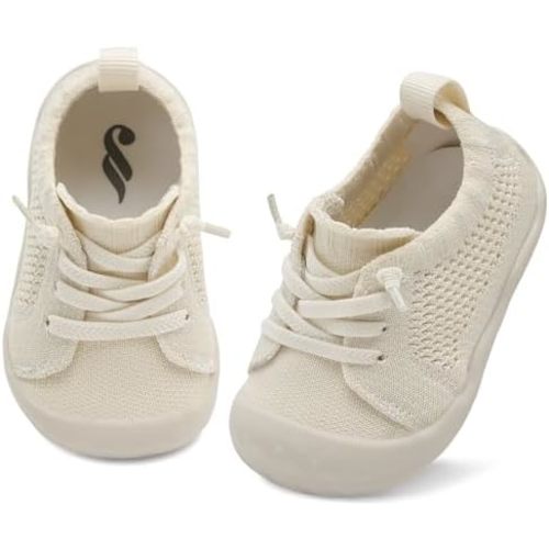 JIASUQI Baby Shoes for Toddler Boys Girls Sneakers Slip on Walking Shoes for Babies