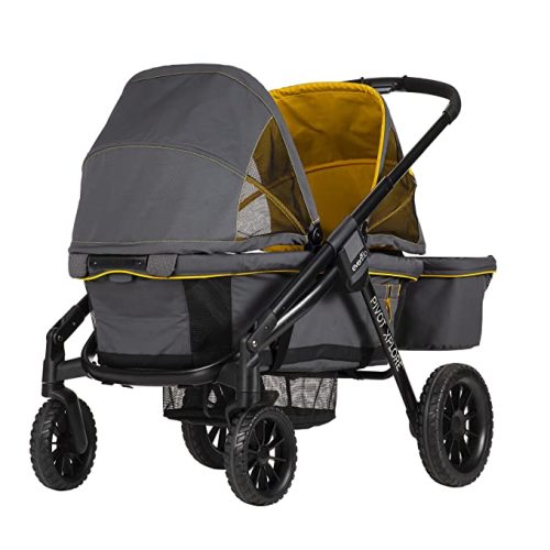 Evenflo Pivot Xplore All-Terrain Stroller Wagon (Adventurer Gray)