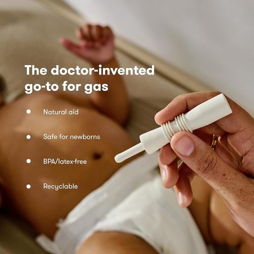 Frida Baby Fart Freeing Essentials | Instant Baby Gas and Colic Relief| Includes Windi Gas Passer and Gassy Belly Rub for Safe, Natural Relief for Infants and Babies - Windi 10ct + Gassy Belly Rub