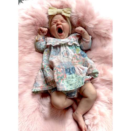 Smocked Ruffle Tiered Dress & Bloomer, Patchwork