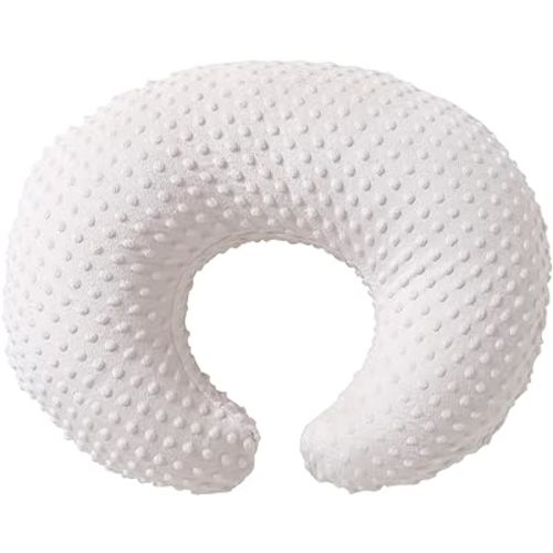 ESEN Nursing Pillow and Body Positioner for Breast Feeding and Bottle Feeding, Ultra Soft Baby Breastfeeding Pillows with Removable Nursing Pillow Cover for More Support for Mom and Baby (Beige)