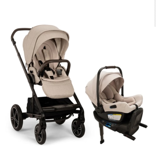 Nuna MIXX Next + PIPA Aire RX Travel System – Bambi Baby COLOR BISCOTTI