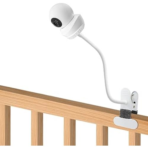 Baby Monitor Mount Compatible with Babysense HD S2/ V43 Baby Monitor and Other Baby Monitor with 1/4 Threaded Hole 15.7 inches Flexible Clip Clamp Mount Long Gooseneck Arm