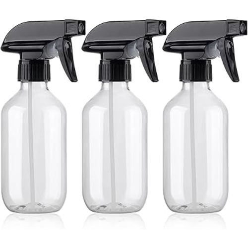 Teyssor Spray Bottles Water Spray Bottle - BPA Free - 10 oz/300 ml Plastic Refillable Containers Fine Mist Small Spray Bottle with Adjustable Nozzle for Hair, Cooking, Cleaning