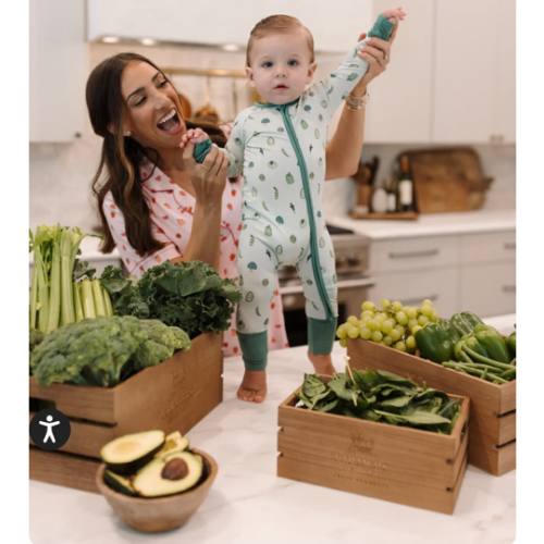 All The Greens Zipper Romper IMJ x Stefany Bare – In my Jammers