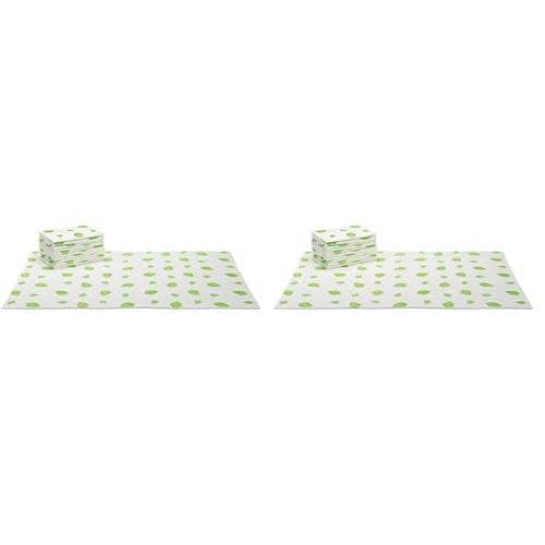 Munchkin® Arm & Hammer Disposable Changing Pad, 10 Count, White/Green (Pack of 2)
