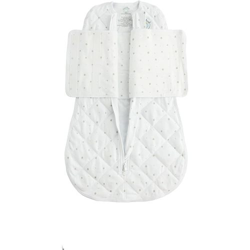 Dreamland Baby Dream Weighted Sleep Swaddle (For Babies 0-6 Months - 1 Size), Size 0-6 Months (Color: Grey Star/Starry White)