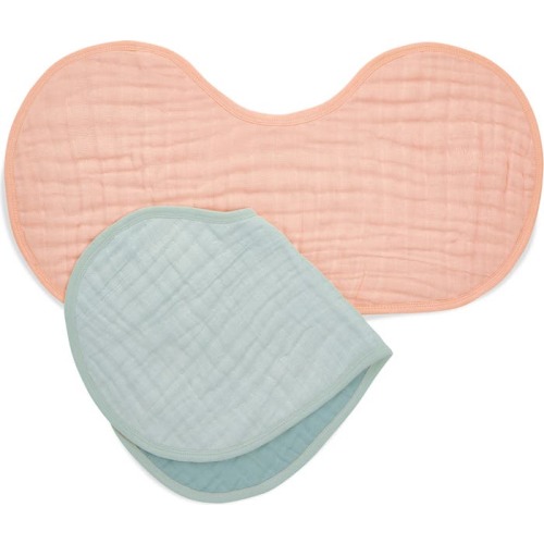 aden + anais 2-Pack Classic Burpy Bibs, Mother Earth Organic