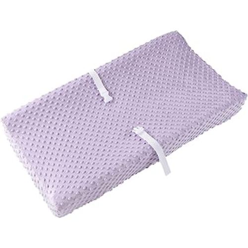 Baby Changing Pad Cover, Super Soft Minky Dot Diaper Changing Table Covers for Baby Girls and Boys, Ultra Comfortable, Safe for Babies, Fit 32"/34'' x 16" Pad (Orchid)