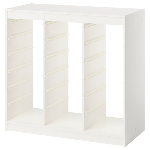 TROFAST Frame - white/room divider 39x17 3/8x37 "