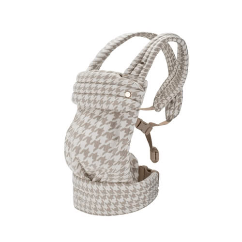 The Mama Carrier - Sand Houndstooth Beige