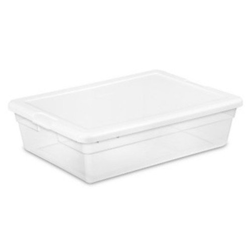 Target Sterilite 28qt Clear Plastic Under Bed Storage Bin